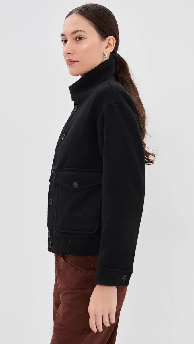 Nili Lotan Belleville Wool Bomber Jacket | Thumbnail 4 Nili Lotan Belleville Wool Bomber Jacket | Thumbnail 4