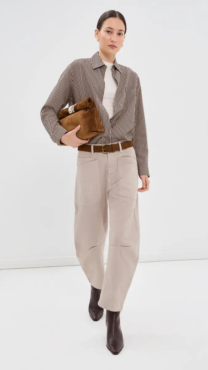 Nili Lotan Shon Barrel Jeans | Thumbnail 5 Nili Lotan Shon Barrel Jeans | Thumbnail 5