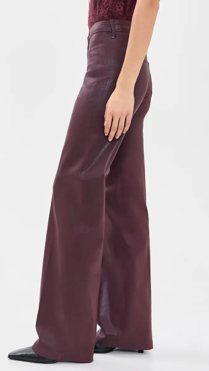 L'Agence Clayton High Rise Wide Leg Faux Leather Jeans | Thumbnail 4 L'Agence Clayton High Rise Wide Leg Faux Leather Jeans | Thumbnail 4