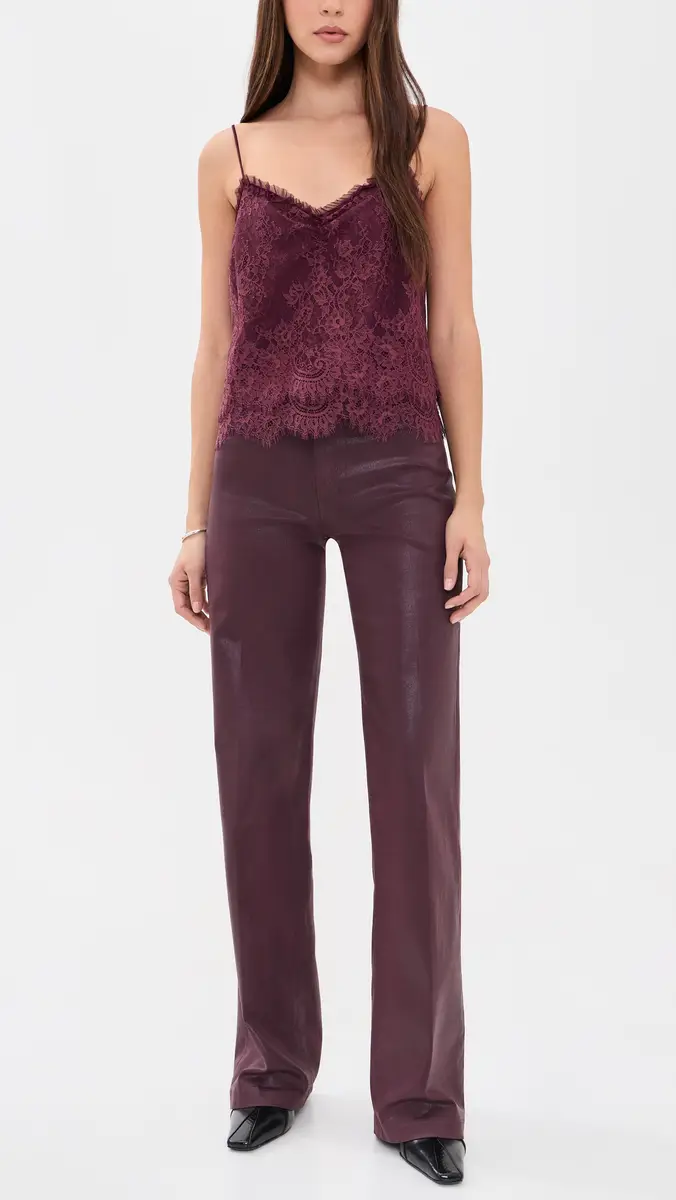 L'Agence Clayton High Rise Wide Leg Faux Leather Jeans | Thumbnail 5 L'Agence Clayton High Rise Wide Leg Faux Leather Jeans | Thumbnail 5