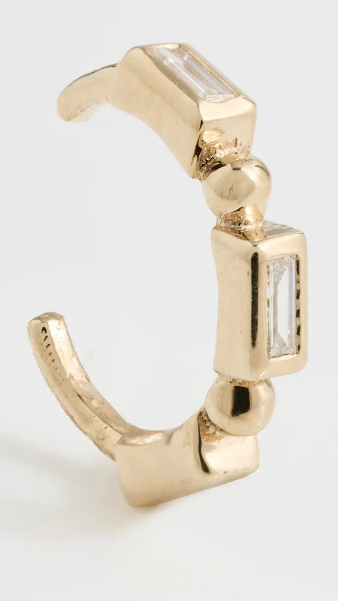 Zoë Chicco 14k Gold Baguette Diamond Ear Cuff | Thumbnail 5 Zoë Chicco 14k Gold Baguette Diamond Ear Cuff | Thumbnail 5