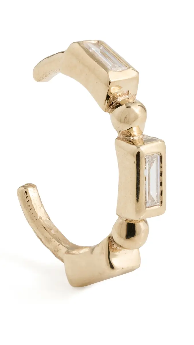 Zoë Chicco 14k Gold Baguette Diamond Ear Cuff | Thumbnail 6 Zoë Chicco 14k Gold Baguette Diamond Ear Cuff | Thumbnail 6
