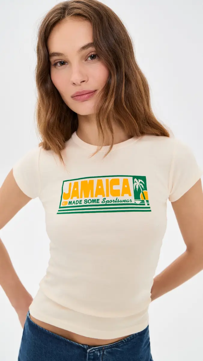 Made Some Sportswear Jamaica Baby Tee | Thumbnail 2 Made Some Sportswear Jamaica Baby Tee | Thumbnail 2