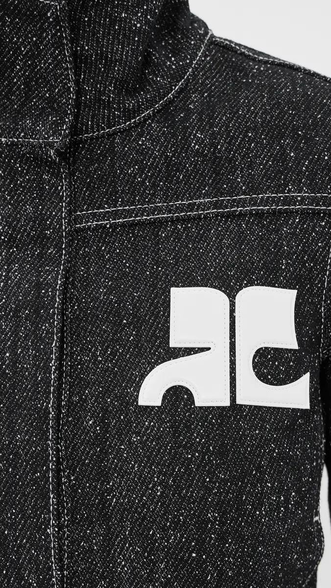 Courrèges Denim Tweed Jacket | Thumbnail 6 Courrèges Denim Tweed Jacket | Thumbnail 6