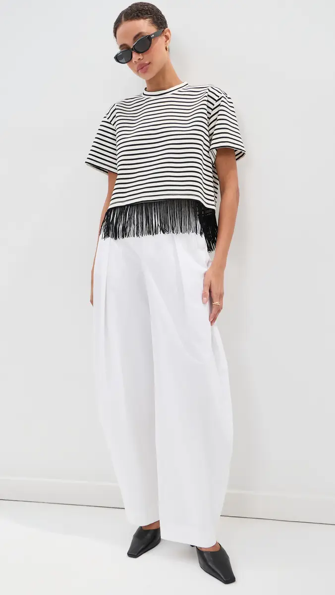 LE BOP Hazel Stripe Fringe Tee | Thumbnail 5