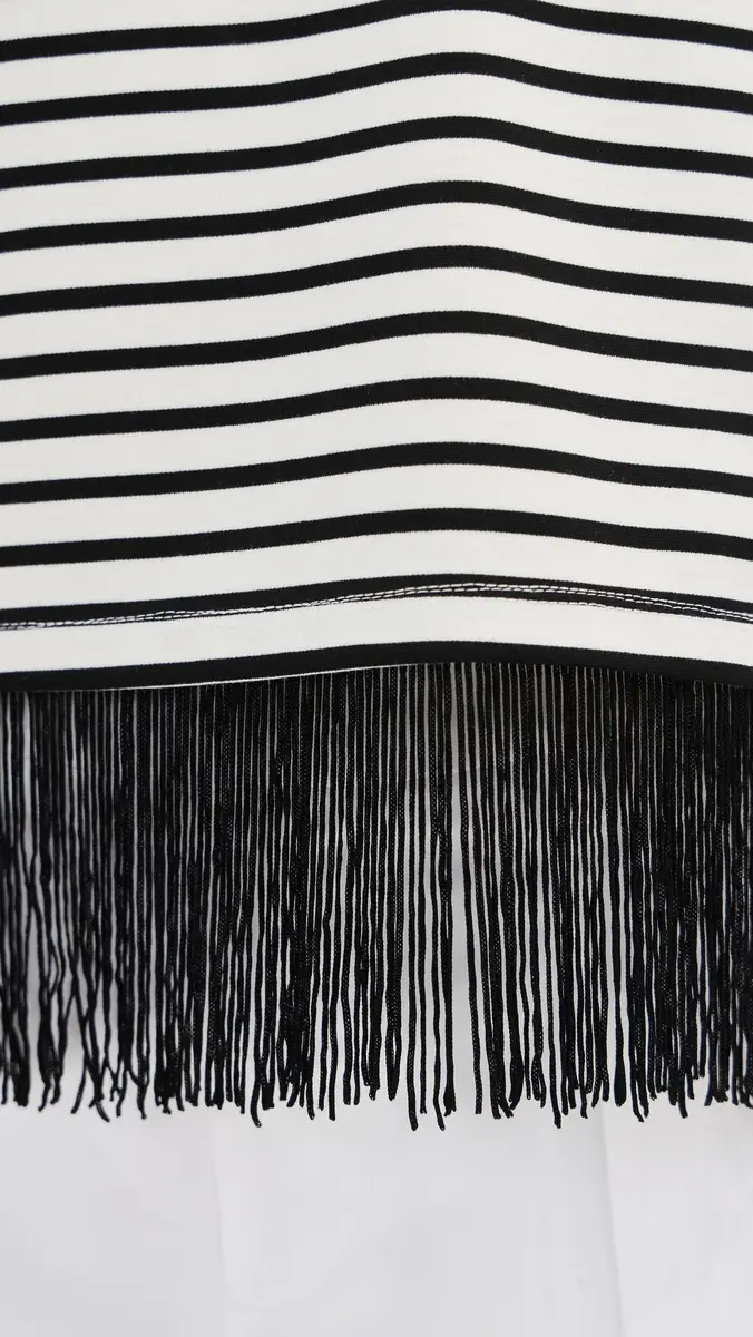 LE BOP Hazel Stripe Fringe Tee | Thumbnail 6