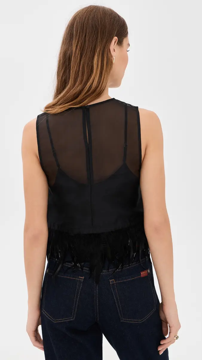 Staud Avi Silk Top | Thumbnail 3 Staud Avi Silk Top | Thumbnail 3