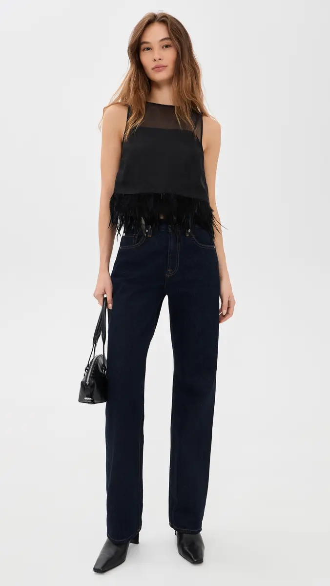 Staud Avi Silk Top | Thumbnail 5 Staud Avi Silk Top | Thumbnail 5