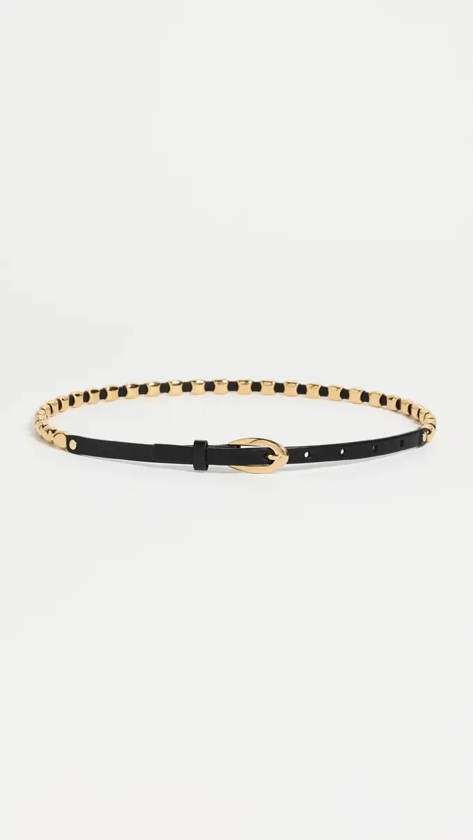 The Great. THE GREAT. Leather Beaded Belt | Thumbnail 2 The Great. THE GREAT. Leather Beaded Belt | Thumbnail 2