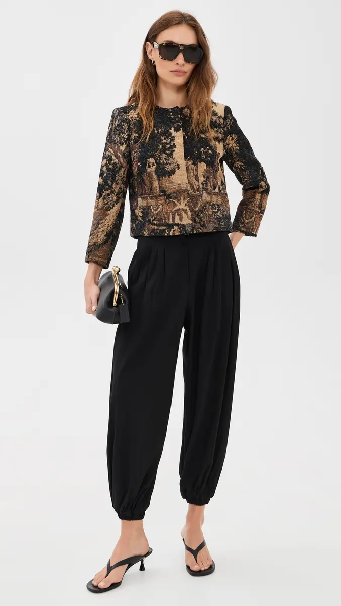L'Agence Lian Collarless Jacket | Thumbnail 5 L'Agence Lian Collarless Jacket | Thumbnail 5