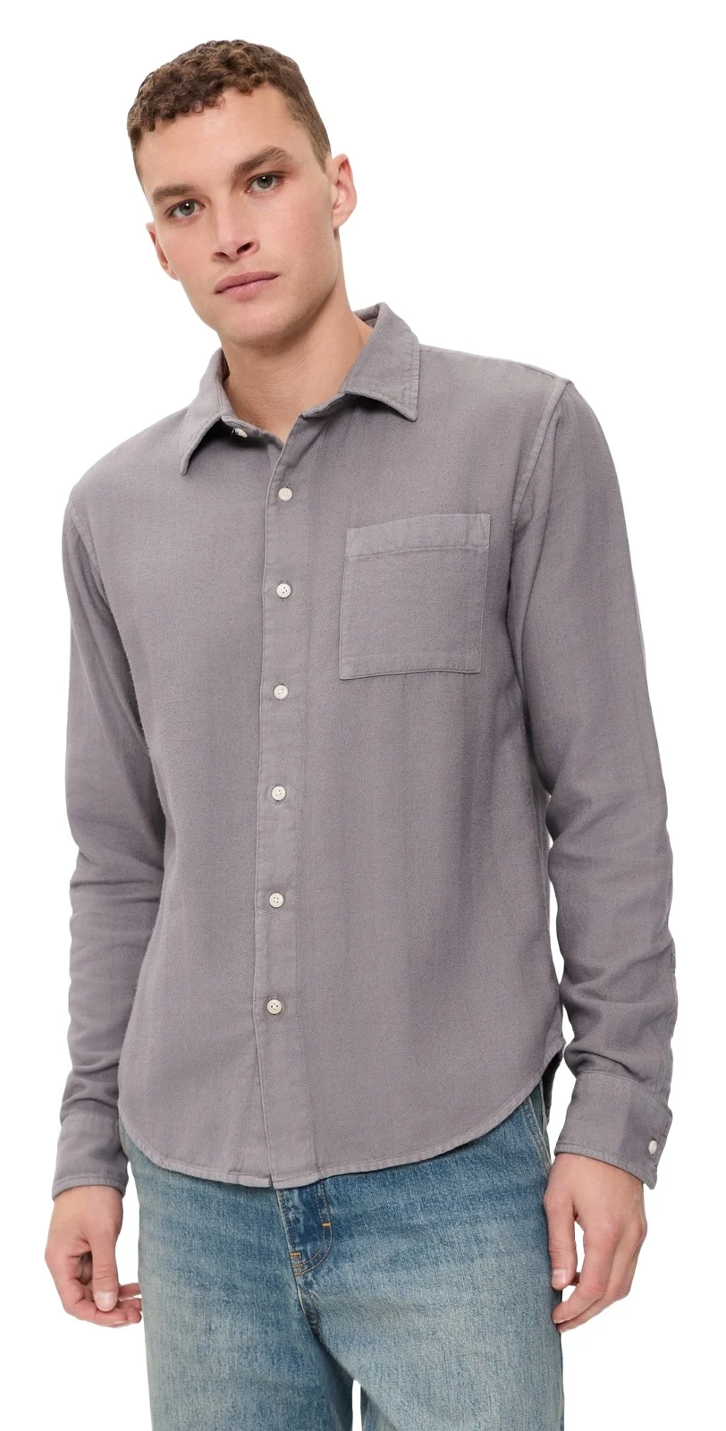 Alex Crane Herringbone Flannel Shirt