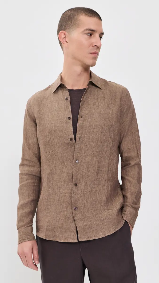 Orlebar Brown Giles Lino Stitched Shirt | Thumbnail 2 Orlebar Brown Giles Lino Stitched Shirt | Thumbnail 2