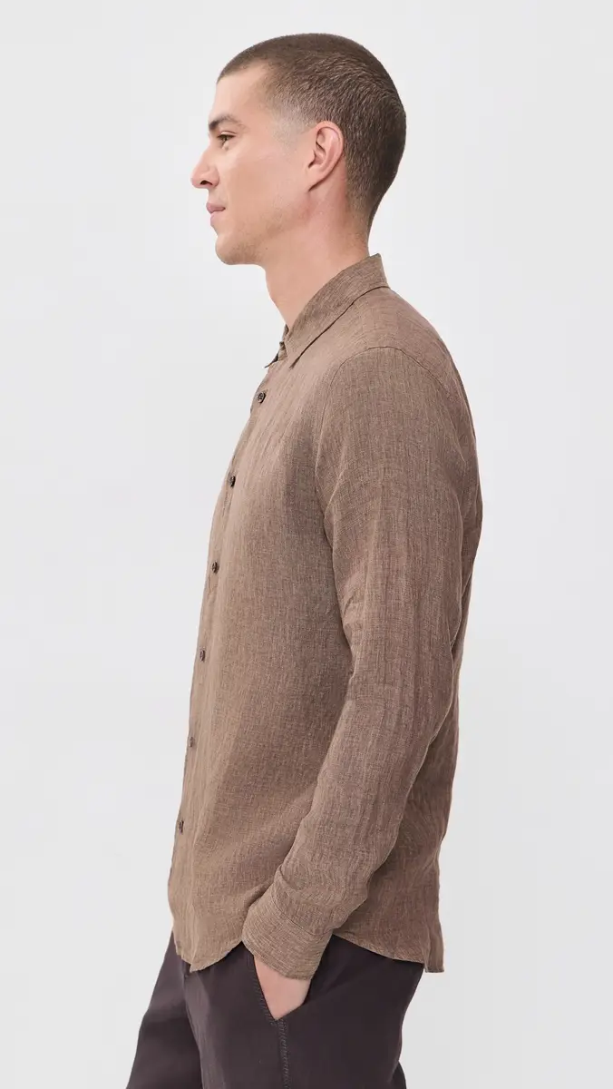 Orlebar Brown Giles Lino Stitched Shirt | Thumbnail 4 Orlebar Brown Giles Lino Stitched Shirt | Thumbnail 4
