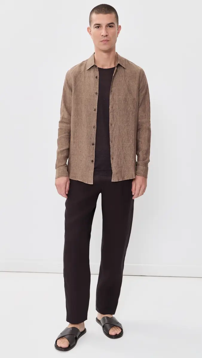 Orlebar Brown Giles Lino Stitched Shirt | Thumbnail 5 Orlebar Brown Giles Lino Stitched Shirt | Thumbnail 5