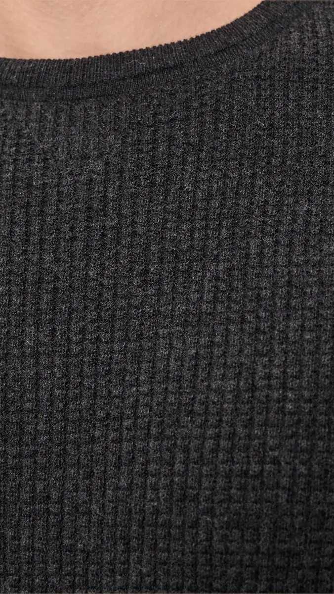 Billy Reid Martin Mini Waffle Crew Sweater | Thumbnail 6 Billy Reid Martin Mini Waffle Crew Sweater | Thumbnail 6