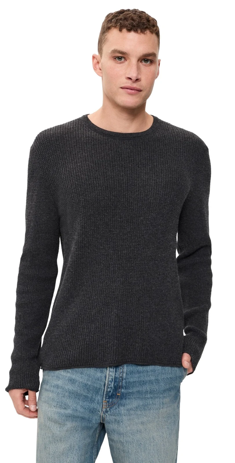Martin Mini Waffle Crew Sweater Martin Mini Waffle Crew Sweater