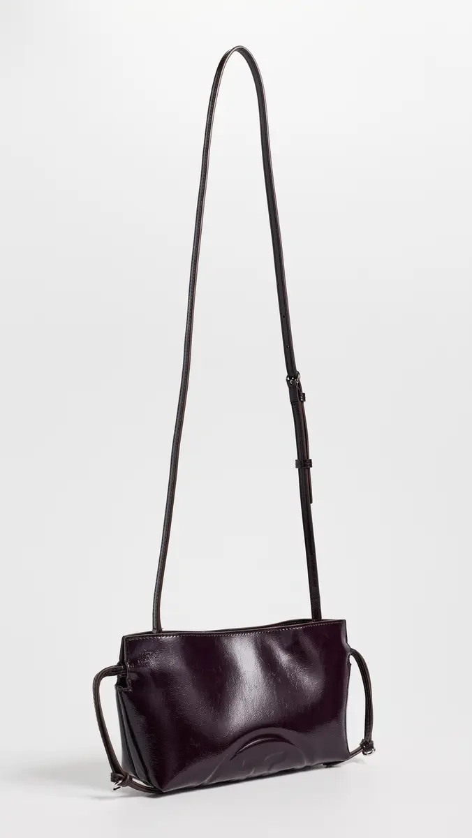 Tory Burch Ella Faux Leather Distressed Drawstring Pouch | Thumbnail 3 Tory Burch Ella Faux Leather Distressed Drawstring Pouch | Thumbnail 3