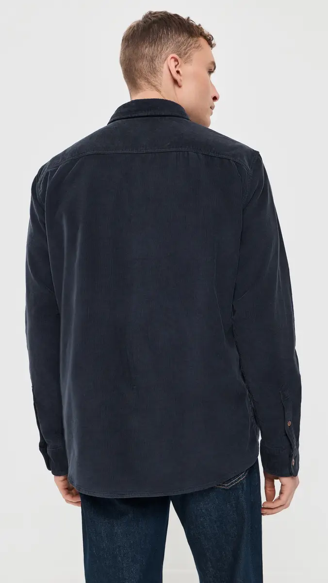 Faherty Stretch Terry Corduroy Workshirt | Thumbnail 3