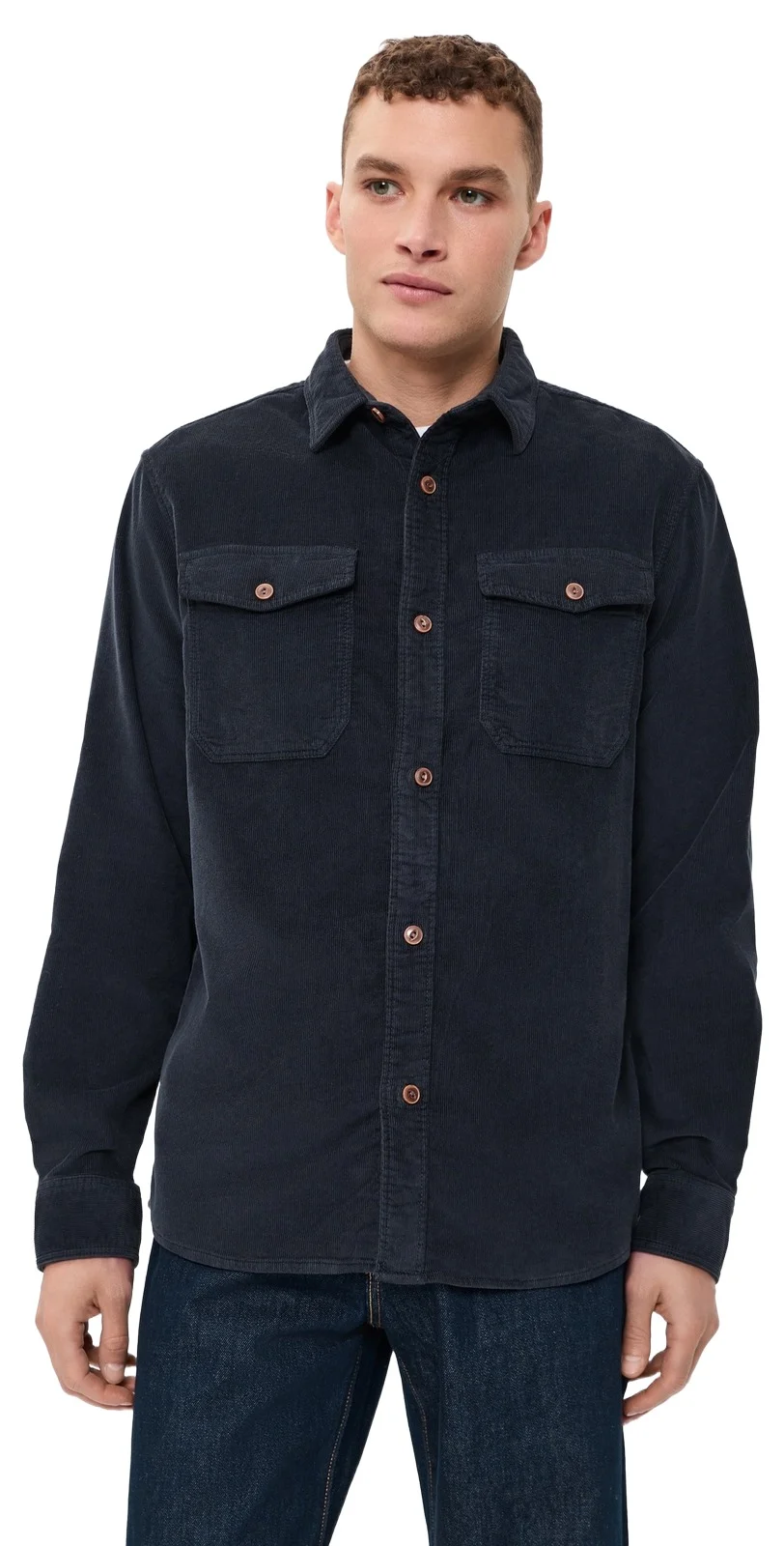 Stretch Terry Corduroy Workshirt