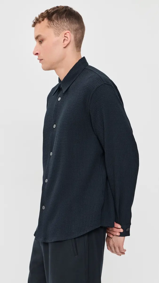 Frame Textured Shirt | Thumbnail 4 Frame Textured Shirt | Thumbnail 4
