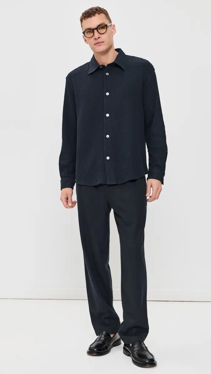 Frame Textured Shirt | Thumbnail 5 Frame Textured Shirt | Thumbnail 5