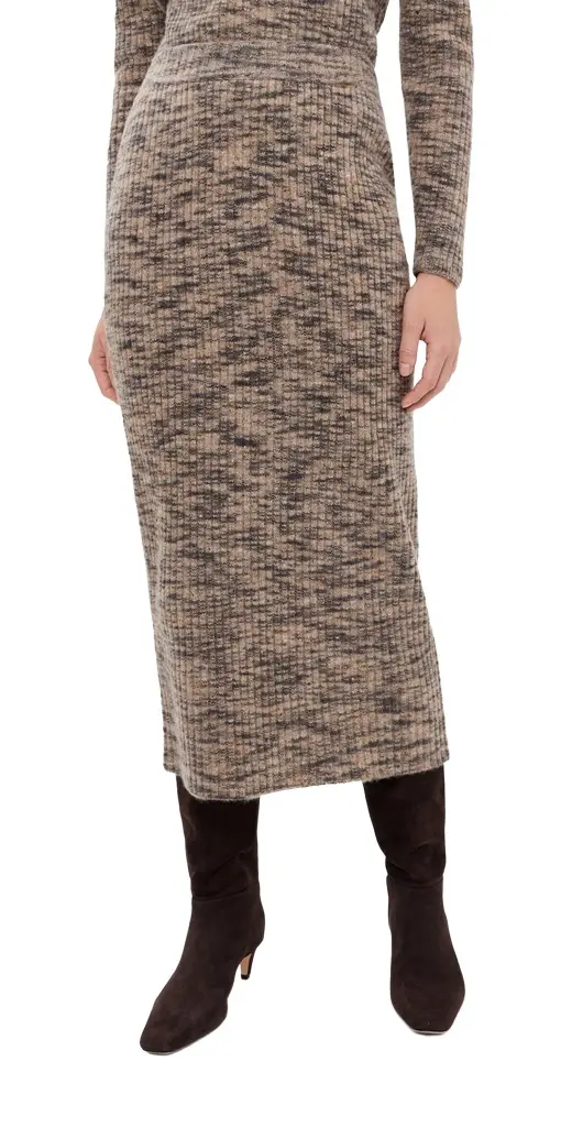 Ruched Pencil Skirt