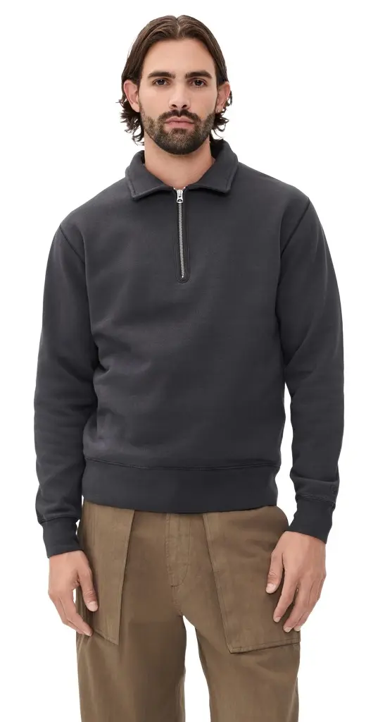 Knickerbocker Stadium Loft Knit Quarter Zip Pullover