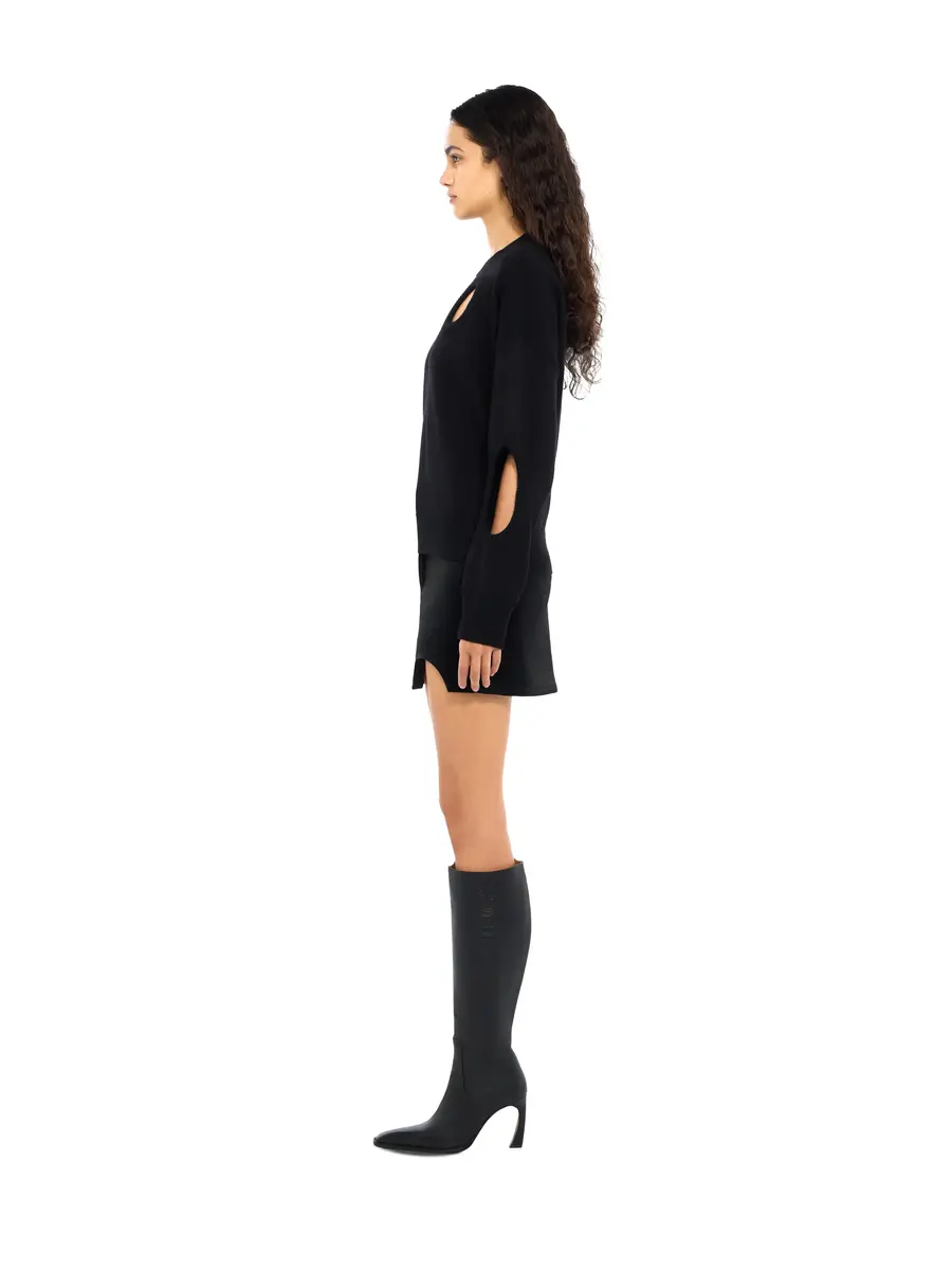 Off-White Meteor Cropped Knit Sweater | Thumbnail 3 Off-White Meteor Cropped Knit Sweater | Thumbnail 3