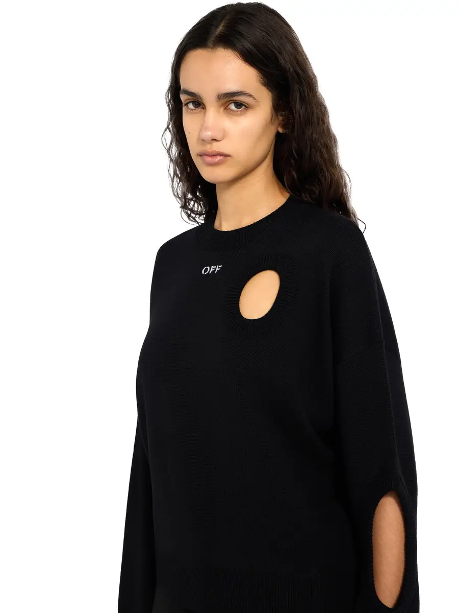Off-White Meteor Cropped Knit Sweater | Thumbnail 5 Off-White Meteor Cropped Knit Sweater | Thumbnail 5
