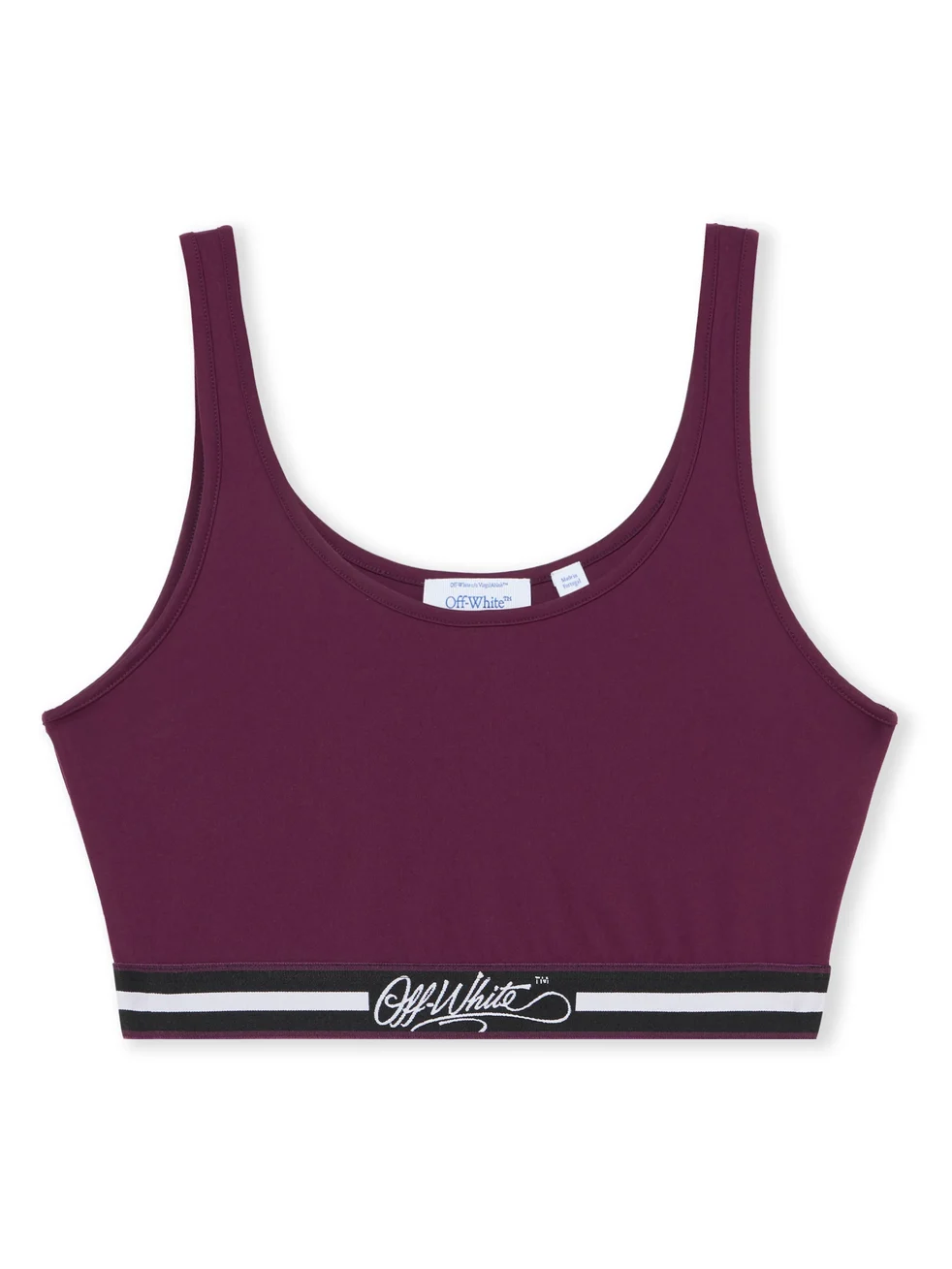 Off-White College Band Crop Top