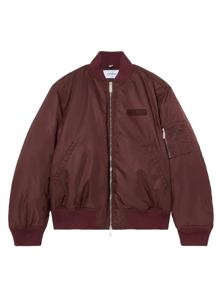 Embroidered Logo Bomber Jacket Embroidered Logo Bomber Jacket