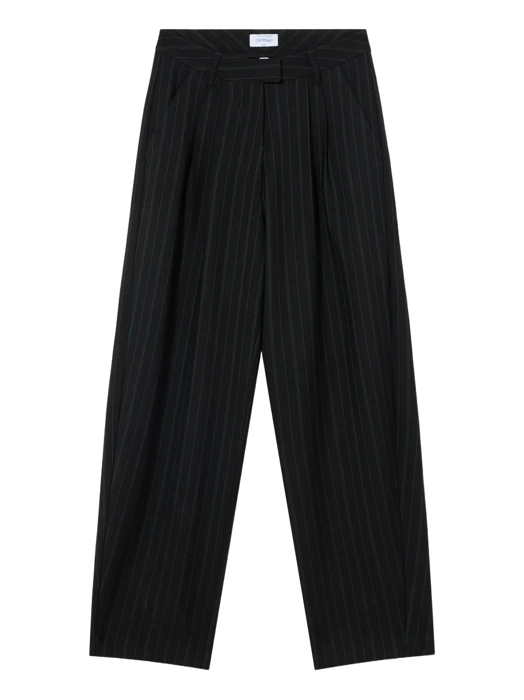 Off-White Pinstripe Balloon Pants