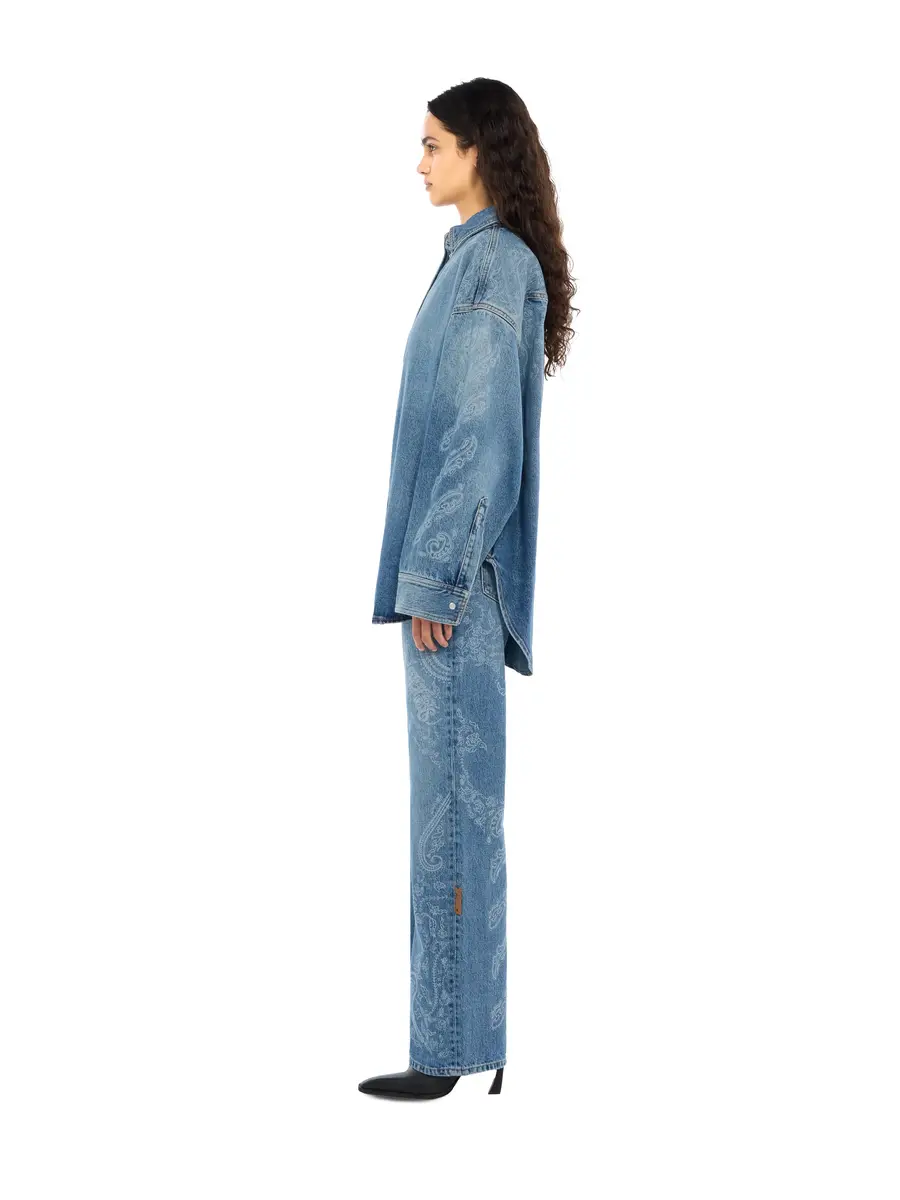 Off-White Paisley Susy Denim Pants | Thumbnail 3 Off-White Paisley Susy Denim Pants | Thumbnail 3