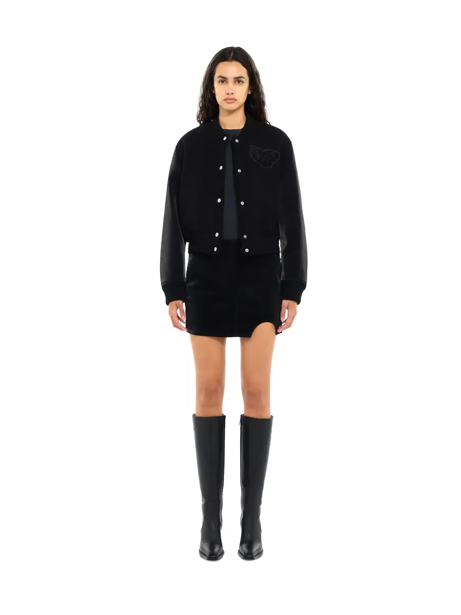 Off-White Velvet-Coated Meteor Mini Skirt | Thumbnail 2