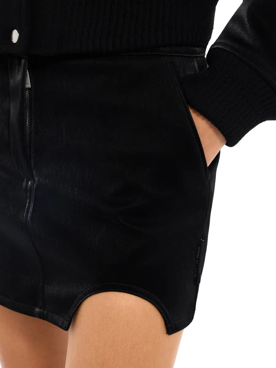 Off-White Velvet-Coated Meteor Mini Skirt | Thumbnail 5