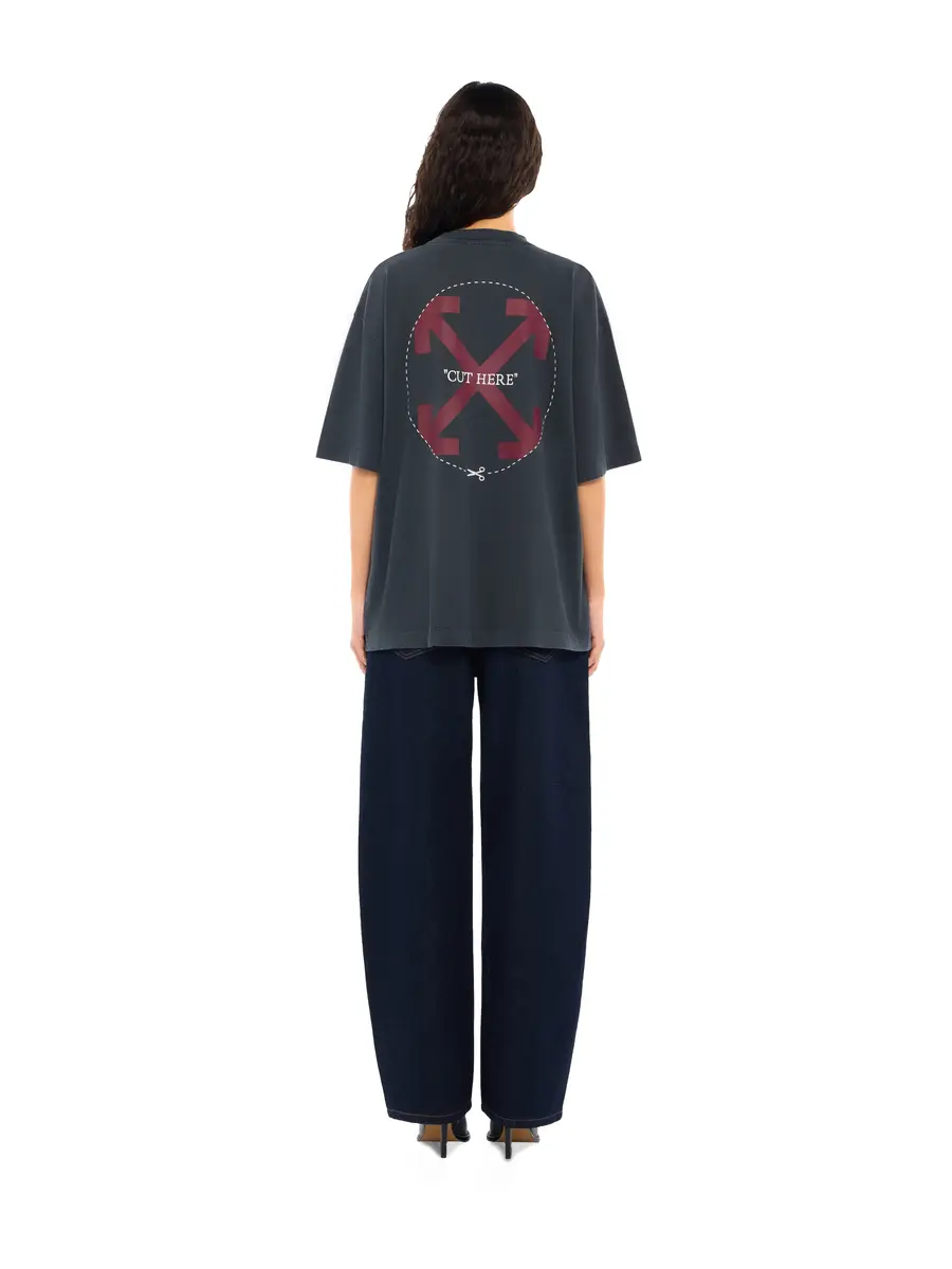 Off-White Cut Here Arrow Skate T-Shirt | Thumbnail 4