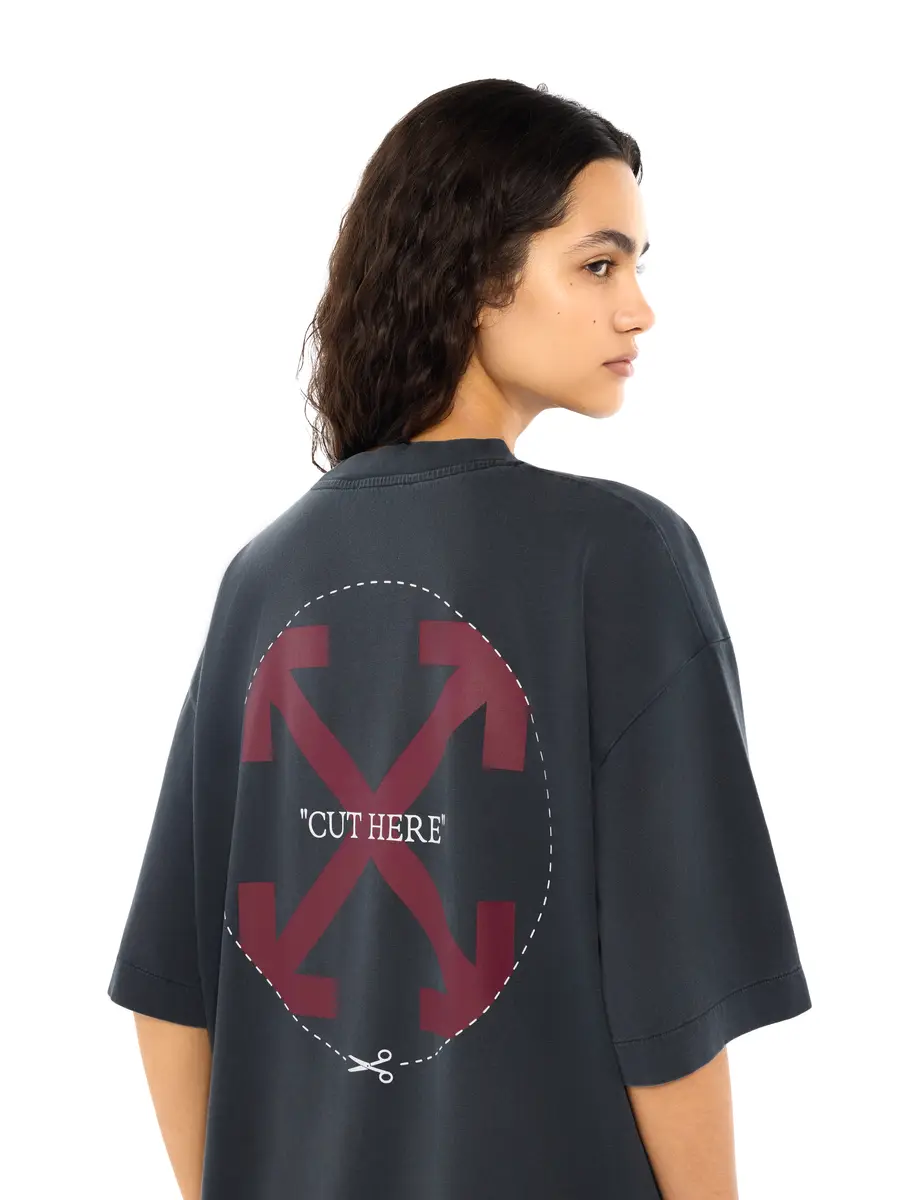 Off-White Cut Here Arrow Skate T-Shirt | Thumbnail 5