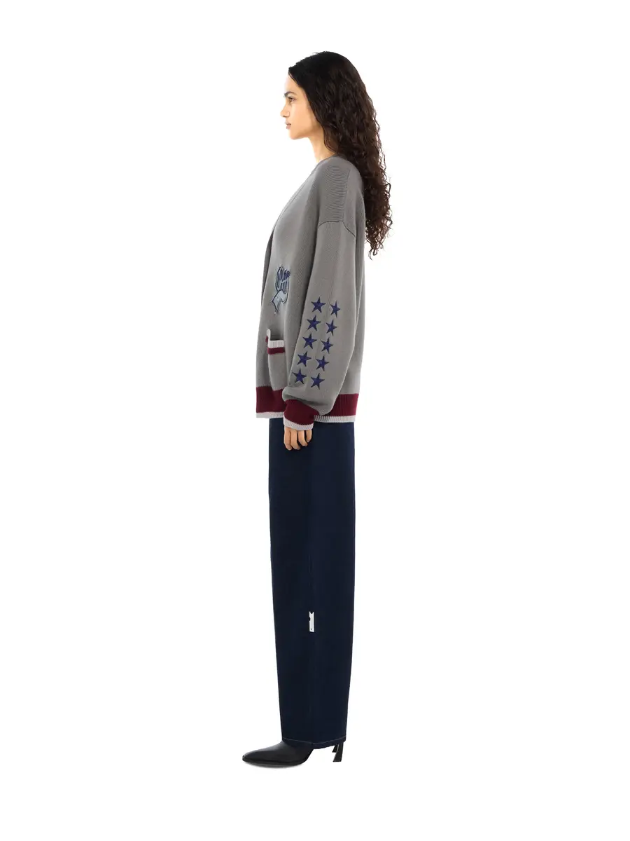 Off-White College Varsity Knit Cardigan | Thumbnail 3 Off-White College Varsity Knit Cardigan | Thumbnail 3