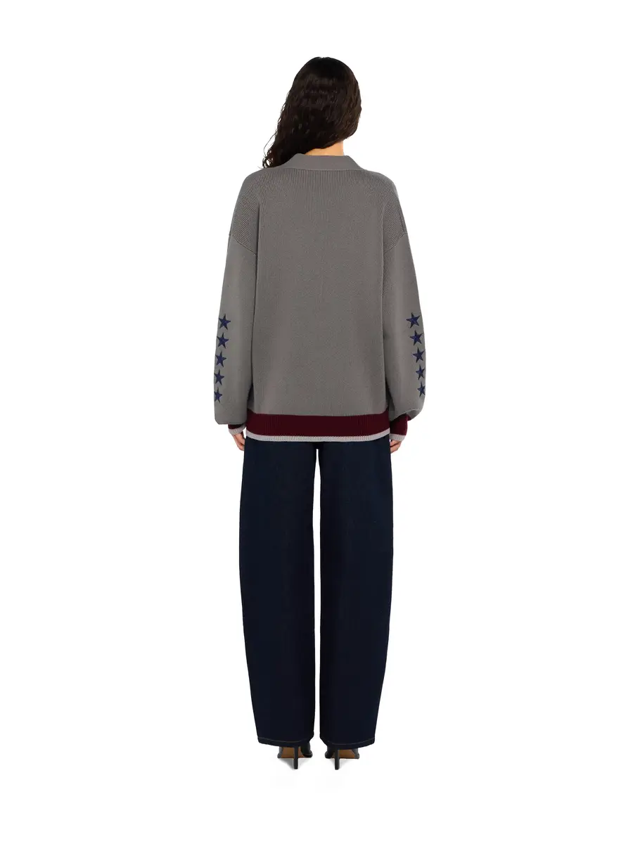 Off-White College Varsity Knit Cardigan | Thumbnail 4 Off-White College Varsity Knit Cardigan | Thumbnail 4