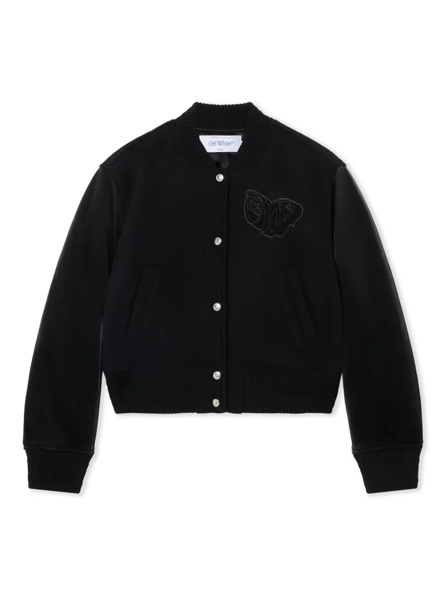 Velvet-Coated Varsity Jacket Velvet-Coated Varsity Jacket