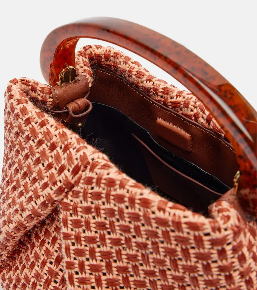 Dries Van Noten Woven raffia-effect top-handle bag | Thumbnail 2 Dries Van Noten Woven raffia-effect top-handle bag | Thumbnail 2