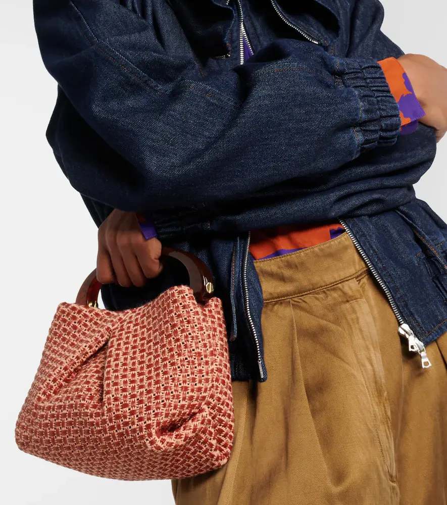 Dries Van Noten Woven raffia-effect top-handle bag | Thumbnail 4 Dries Van Noten Woven raffia-effect top-handle bag | Thumbnail 4