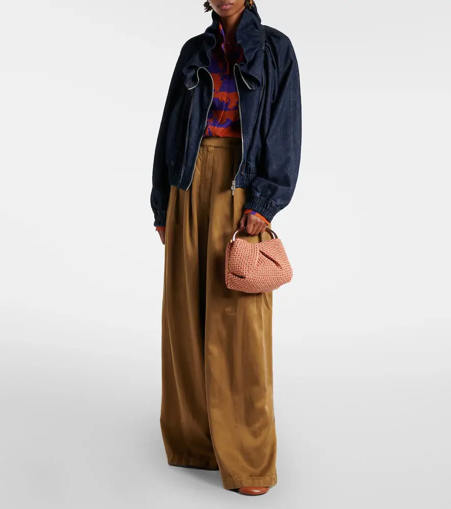 Dries Van Noten Woven raffia-effect top-handle bag | Thumbnail 6 Dries Van Noten Woven raffia-effect top-handle bag | Thumbnail 6