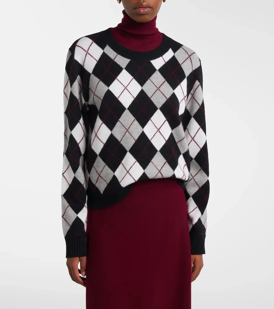 Lisa Yang Antoni argyle cashmere sweater | Thumbnail 2