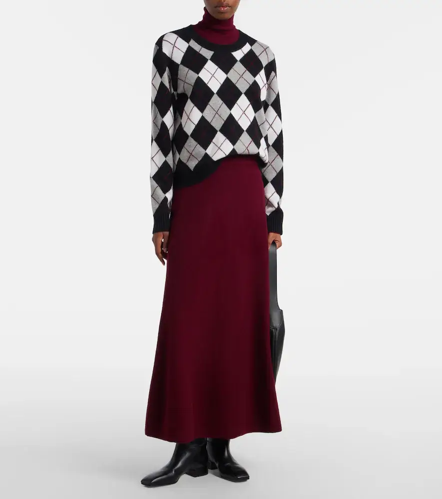 Lisa Yang Antoni argyle cashmere sweater | Thumbnail 4