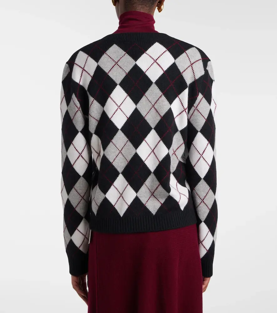 Lisa Yang Antoni argyle cashmere sweater | Thumbnail 5