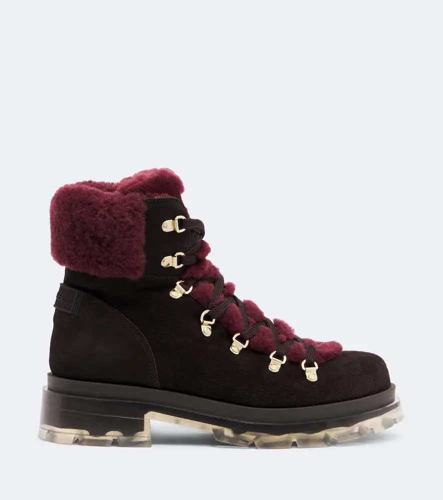 Bogner Swansea shearling-trimmed suede snow boots | Thumbnail 2