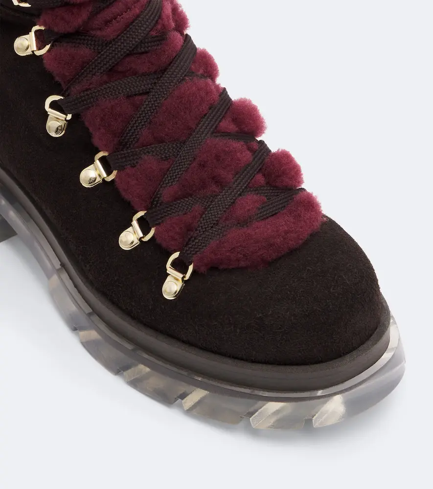Bogner Swansea shearling-trimmed suede snow boots | Thumbnail 3