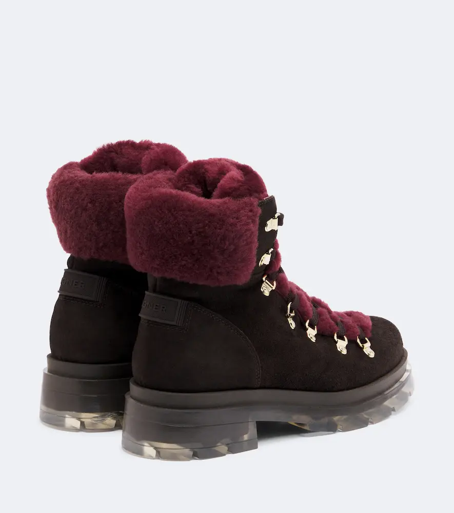 Bogner Swansea shearling-trimmed suede snow boots | Thumbnail 4