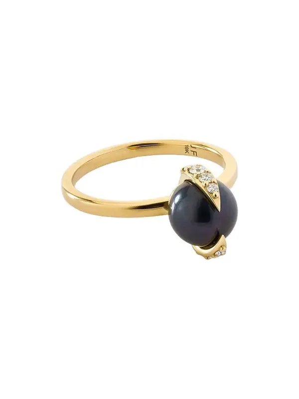 Jennifer Fisher Jennifer Fisher Freshwater Pearl Ring Black / 4